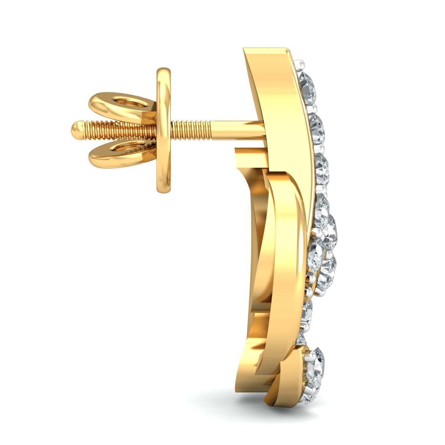 Women light earrings 3dm stl render detail 3D print model 3D print model_2