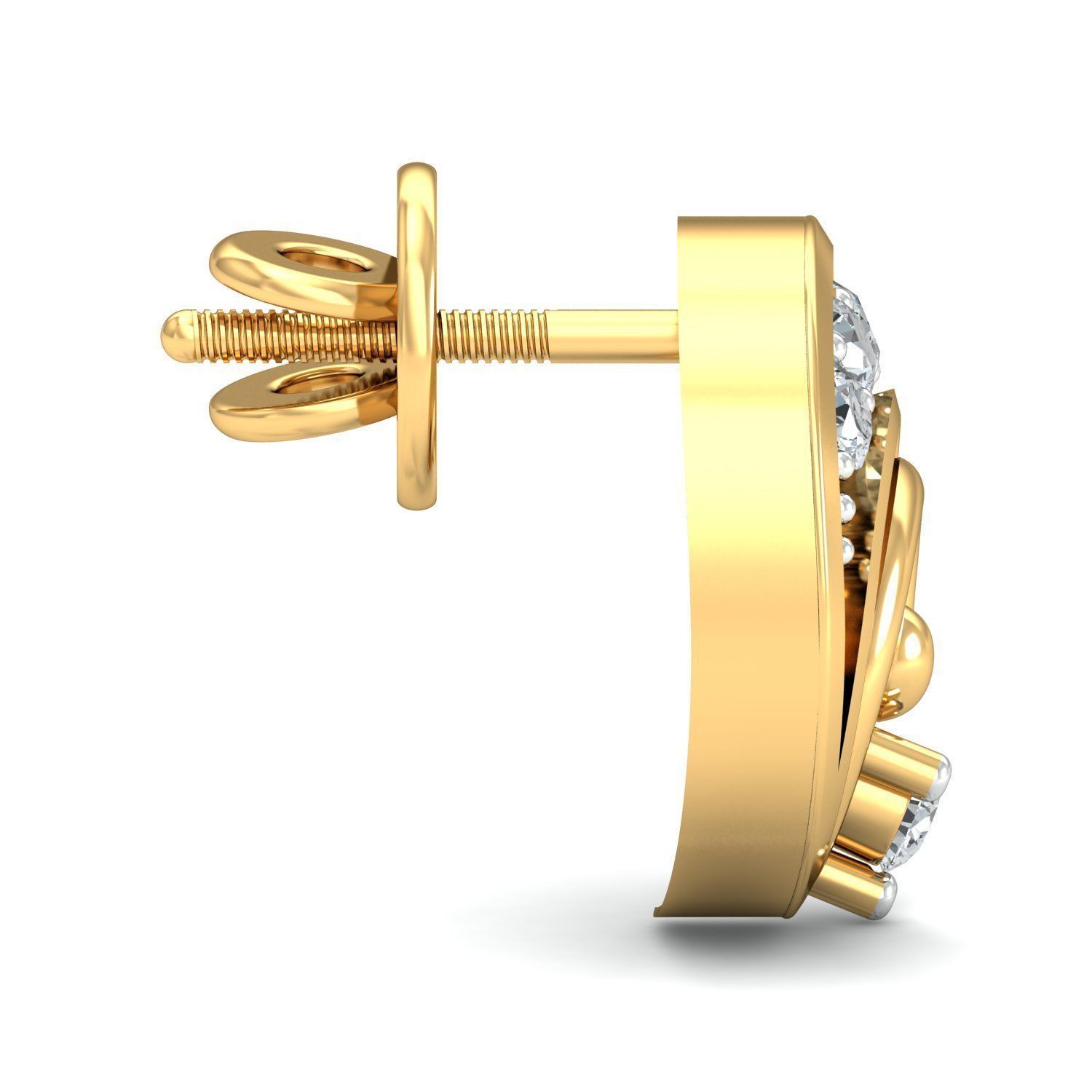 Women light earrings 3dm stl render detail 3D print model 3D print model_2