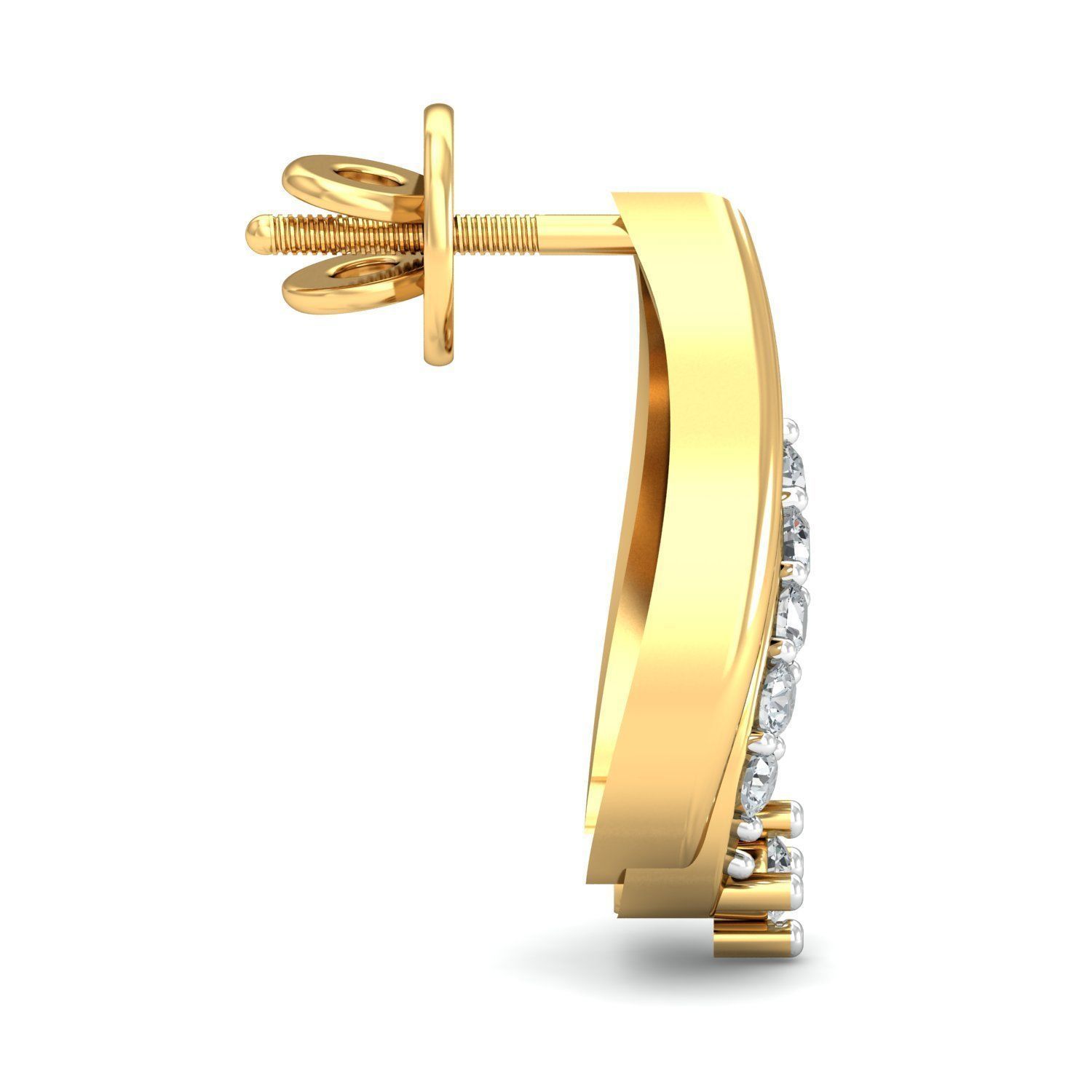 Women light earrings 3dm stl render detail 3D print model 3D print model_2