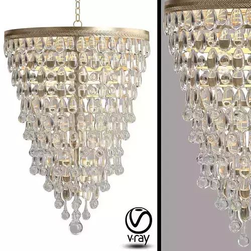 Clarissa Glass Drop Pendant