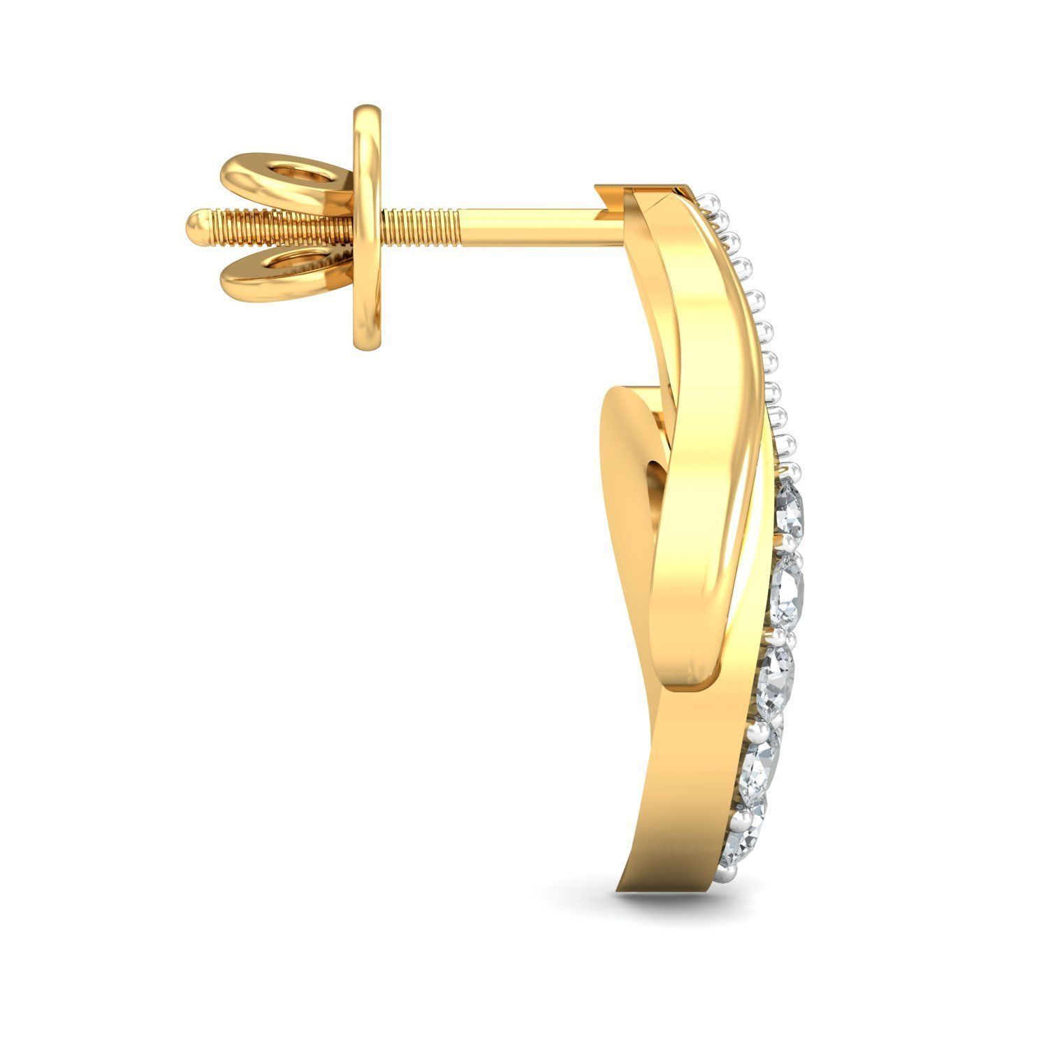 Women light earrings 3dm stl render detail 3D print model 3D print model_2