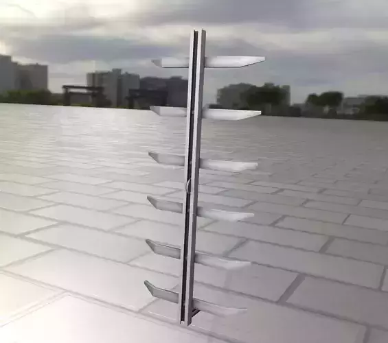 Modular Iron Ladder 1 for Electricity Poles - Object 124