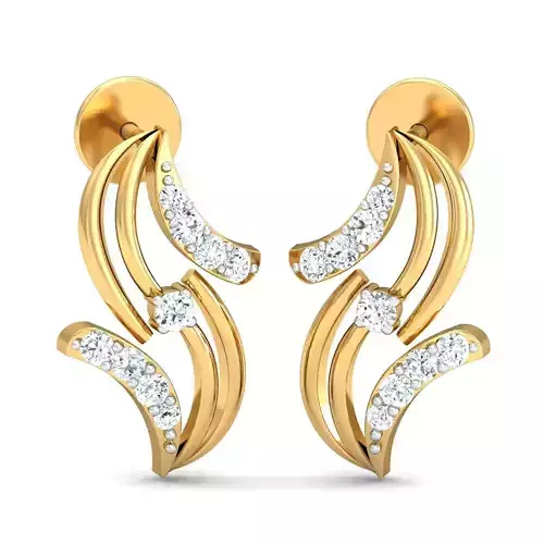 Women light earrings 3dm stl render detail 3D print model