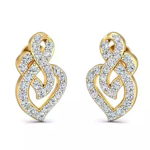 Women light earrings 3dm stl render detail 3D print model