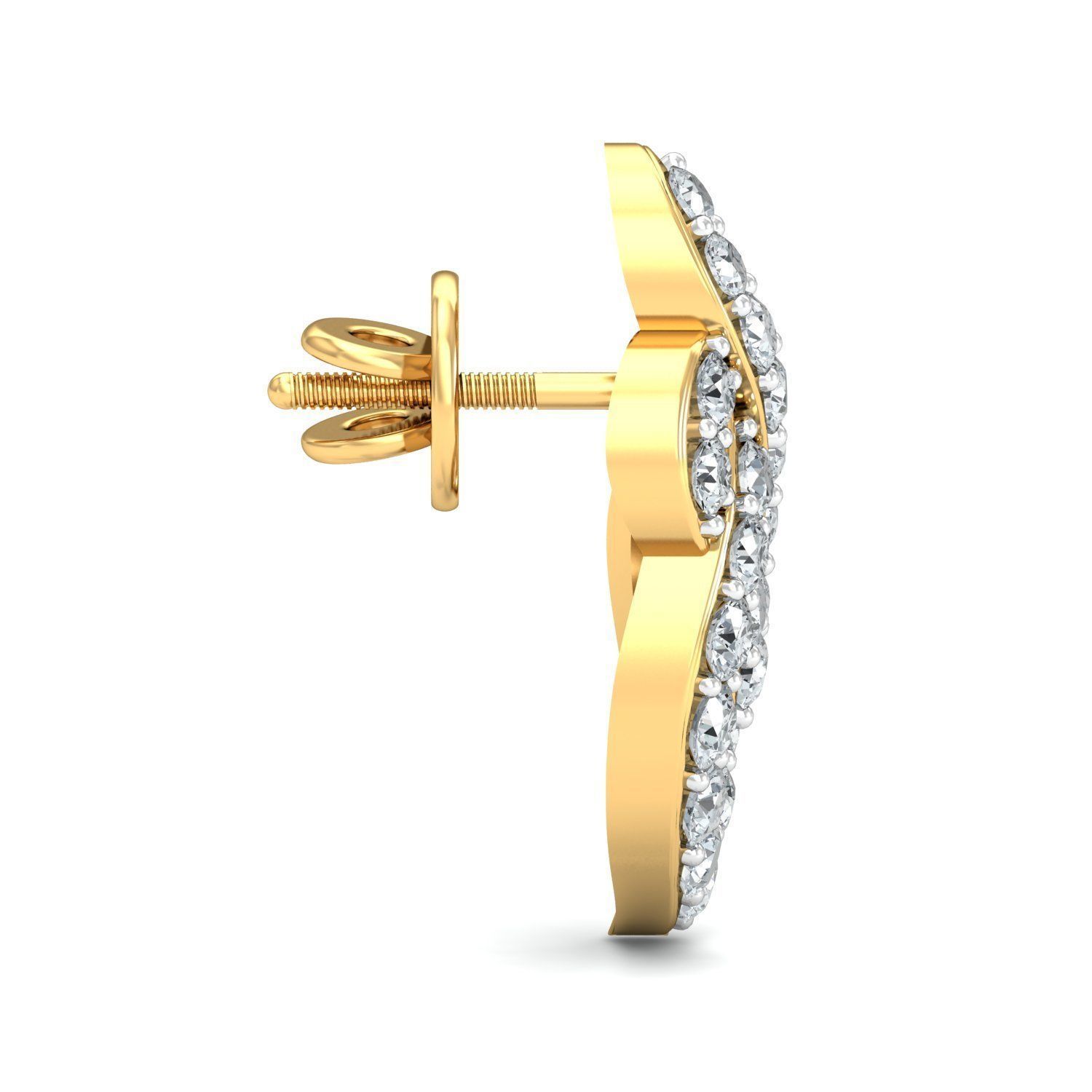 Women light earrings 3dm stl render detail 3D print model 3D print model_2