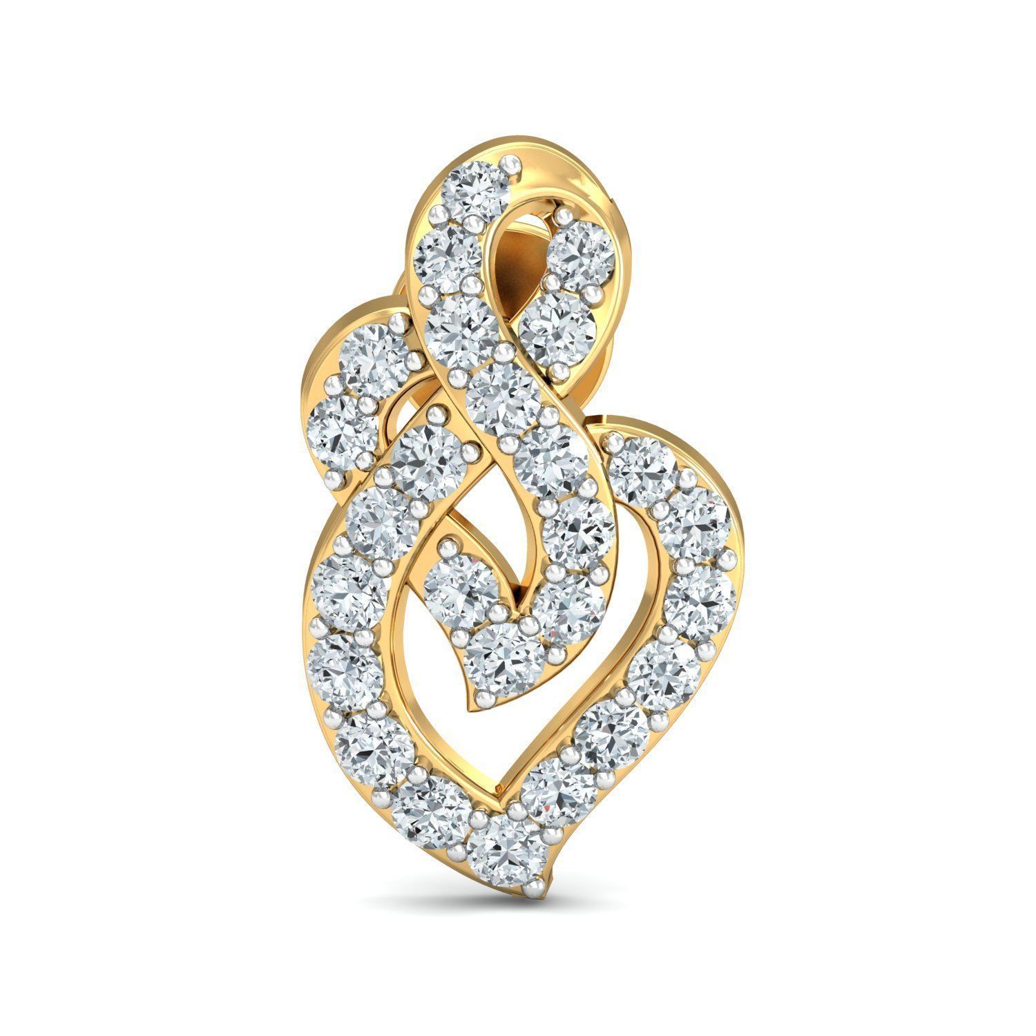 Women light earrings 3dm stl render detail 3D print model 3D print model_1