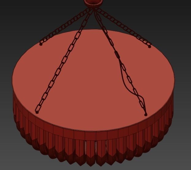 Chandelier Loft Favorite 1657 3D model_3