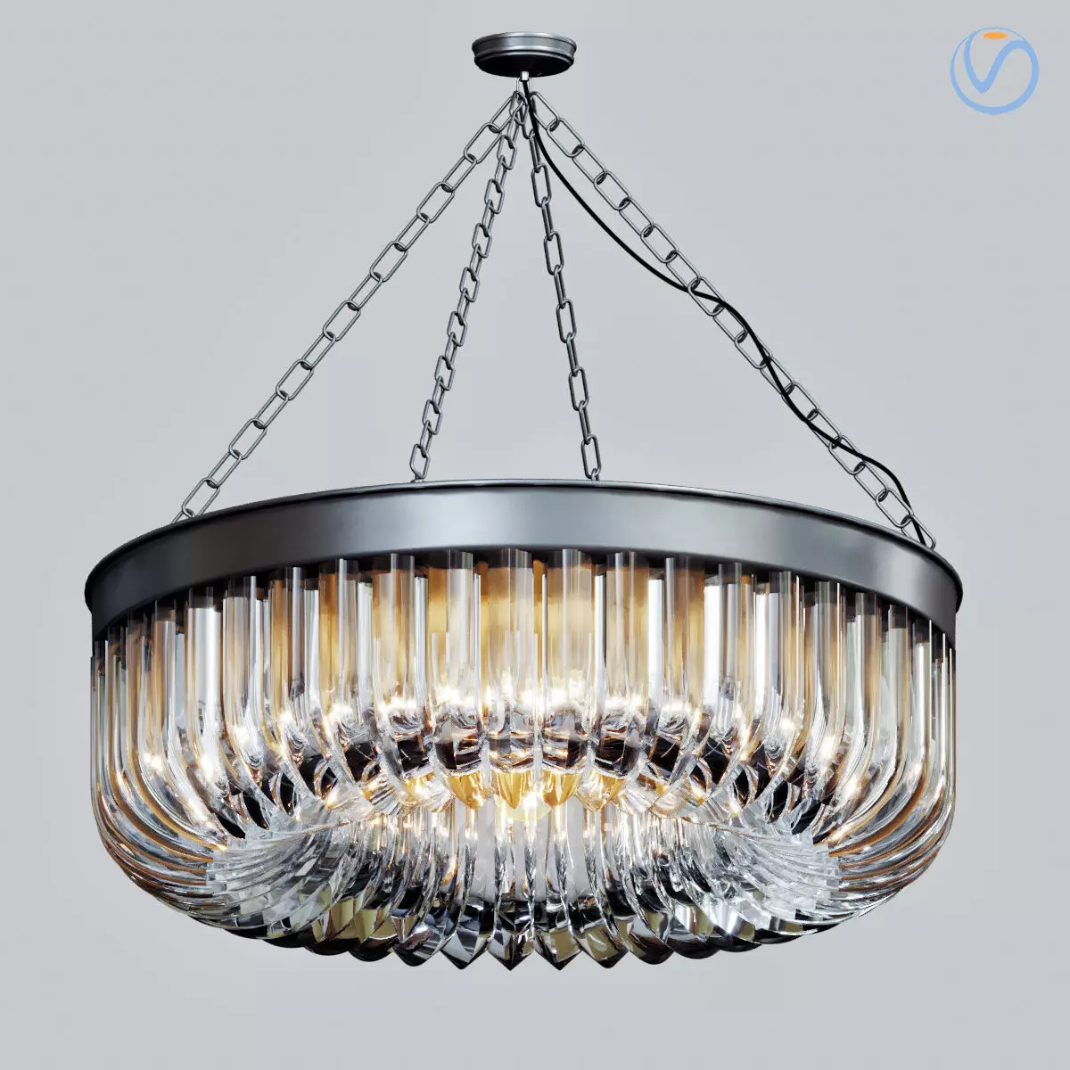 Chandelier Loft Favorite 1657 3D model_0