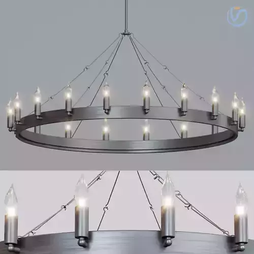 Amino Round Chandelier 18 Restoration Hardware