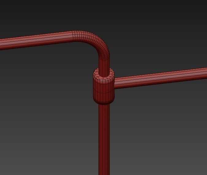 Bistro Globe  Glass Chandelier 3D model_6