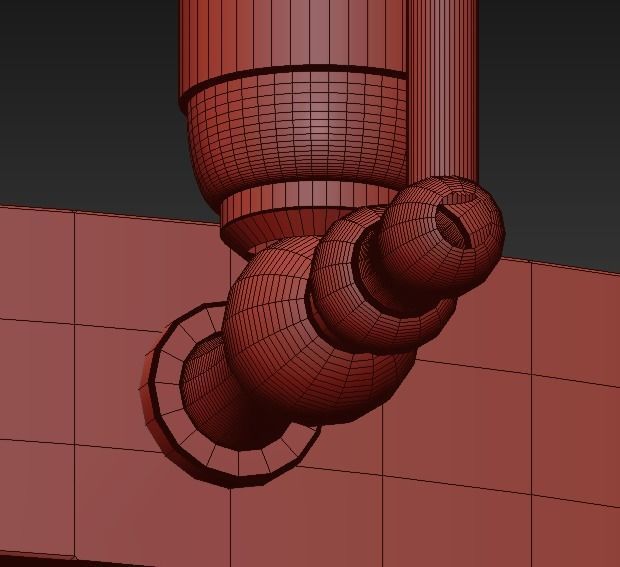 GASLIGHT LENS Chandelier 8 3D model_10