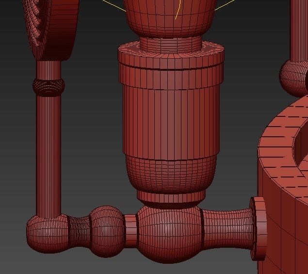 GASLIGHT LENS Chandelier 8 3D model_7