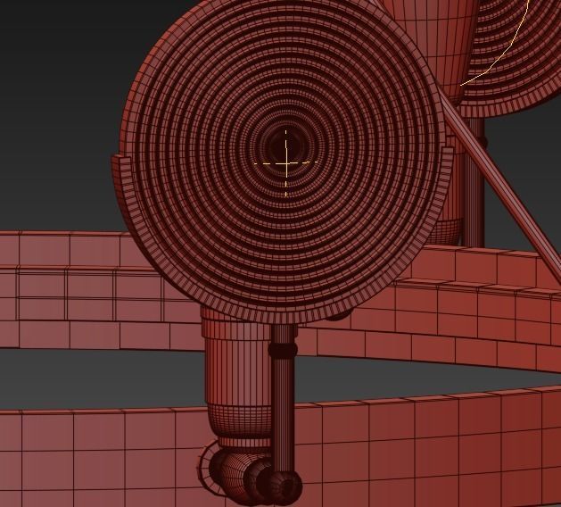 GASLIGHT LENS Chandelier 8 3D model_5