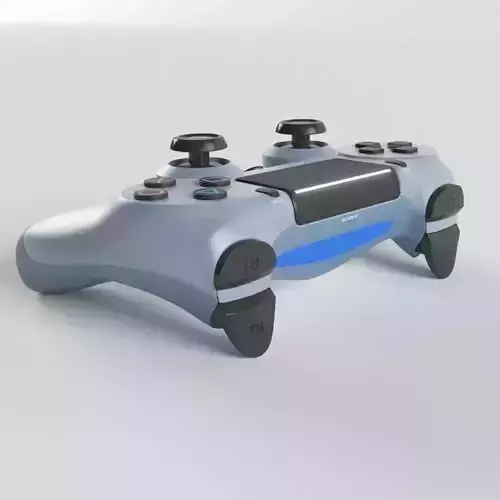 Sony PlayStation 4 DualShock Controller Titanium Blue Edition 3D model