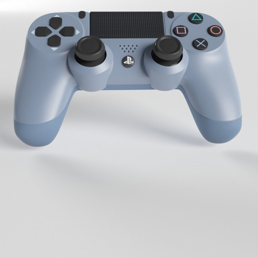 Sony PlayStation 4 DualShock Controller Titanium Blue Edition 3D model