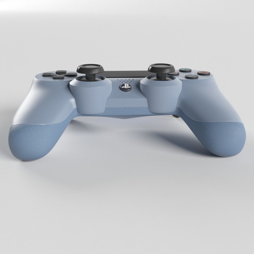 Sony PlayStation 4 DualShock Controller Titanium Blue Edition 3D model