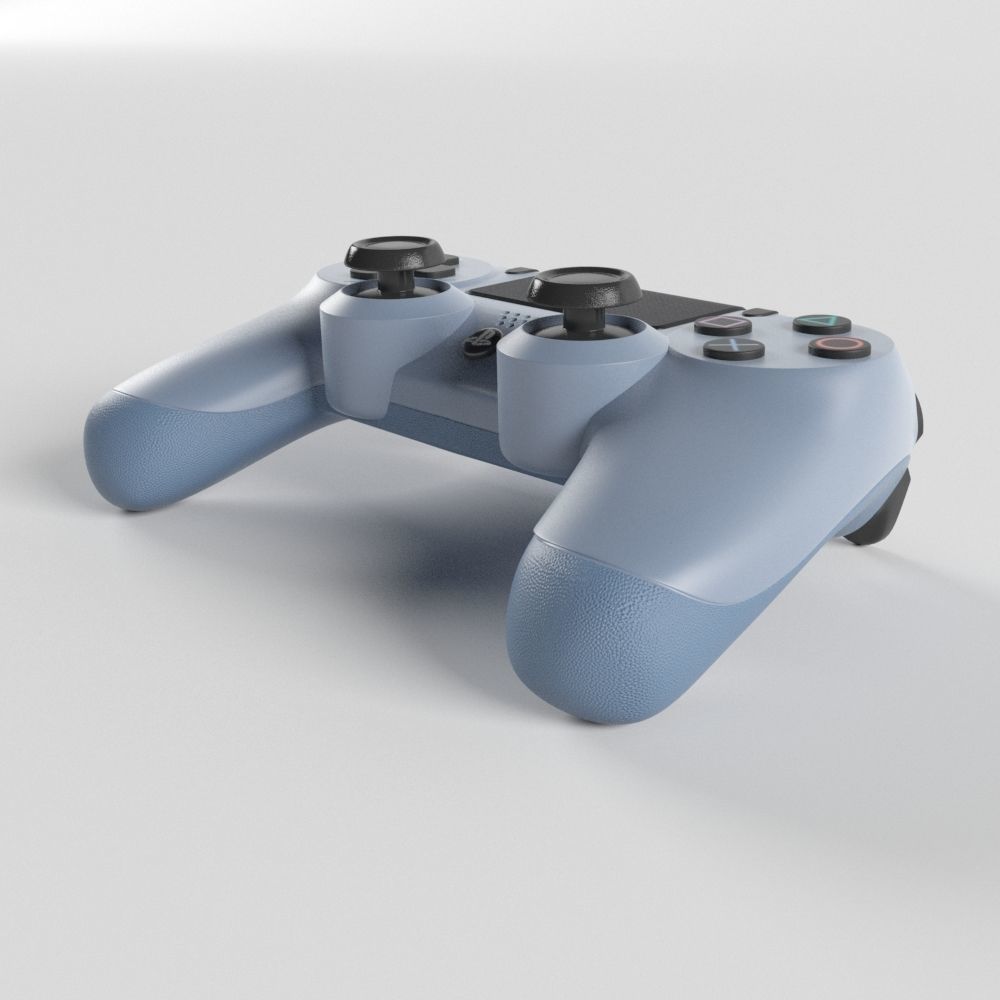 Sony PlayStation 4 DualShock Controller Titanium Blue Edition 3D model_18