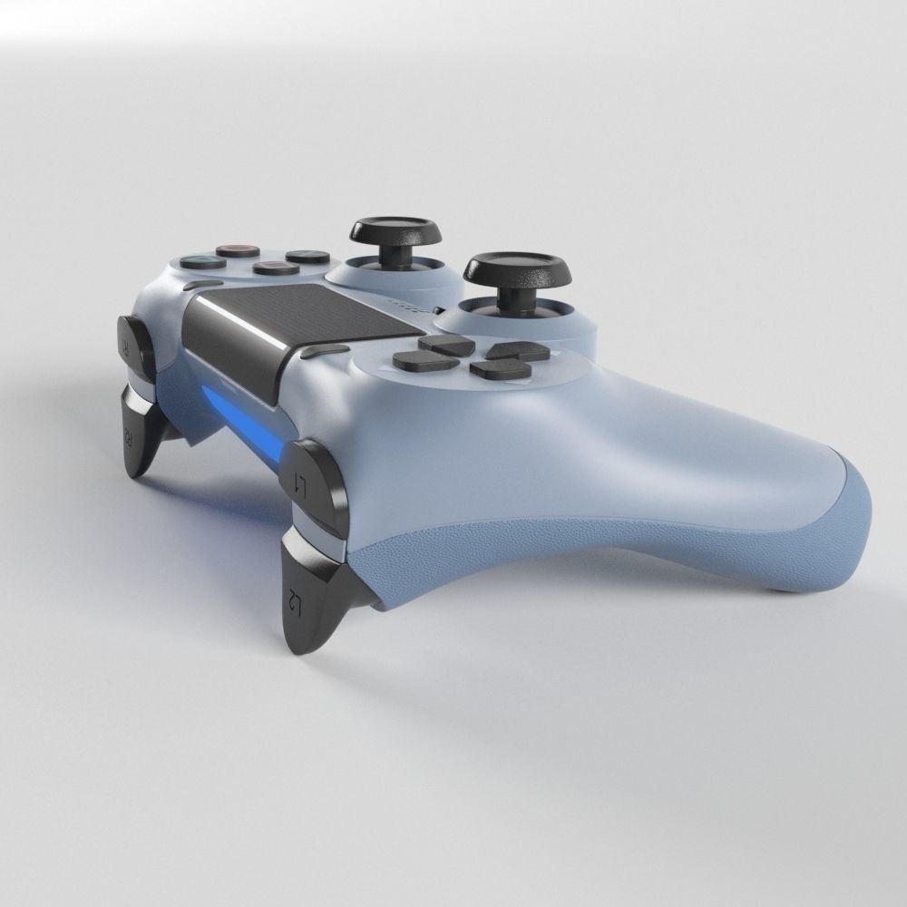 Sony PlayStation 4 DualShock Controller Titanium Blue Edition 3D model