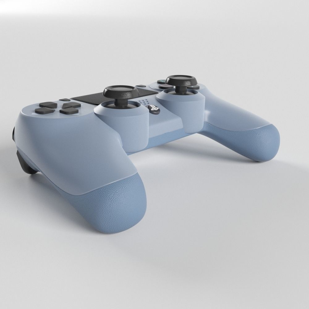 Sony PlayStation 4 DualShock Controller Titanium Blue Edition 3D model