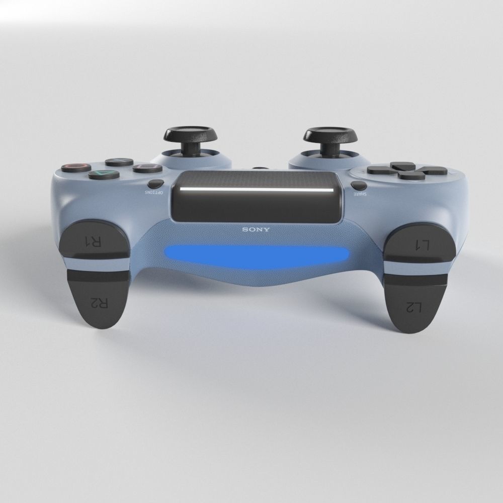 Sony PlayStation 4 DualShock Controller Titanium Blue Edition 3D model