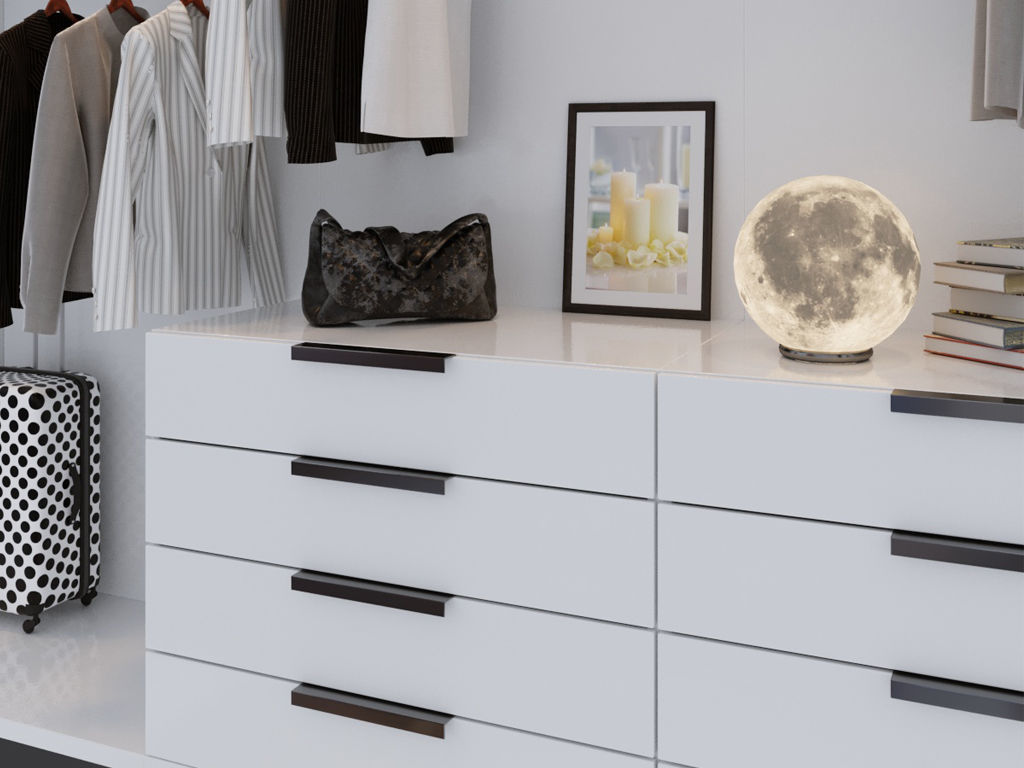 Womens wardrobe 3D model_2