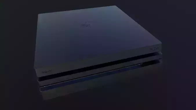 PS4 Pro - 3D Model