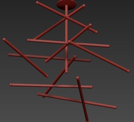 Trendy Light Fixtures 3D model_3