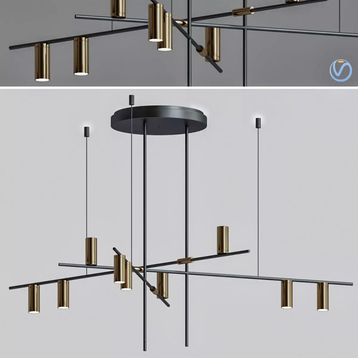 Tribes 3 lampa wiszaca TossB 3D model