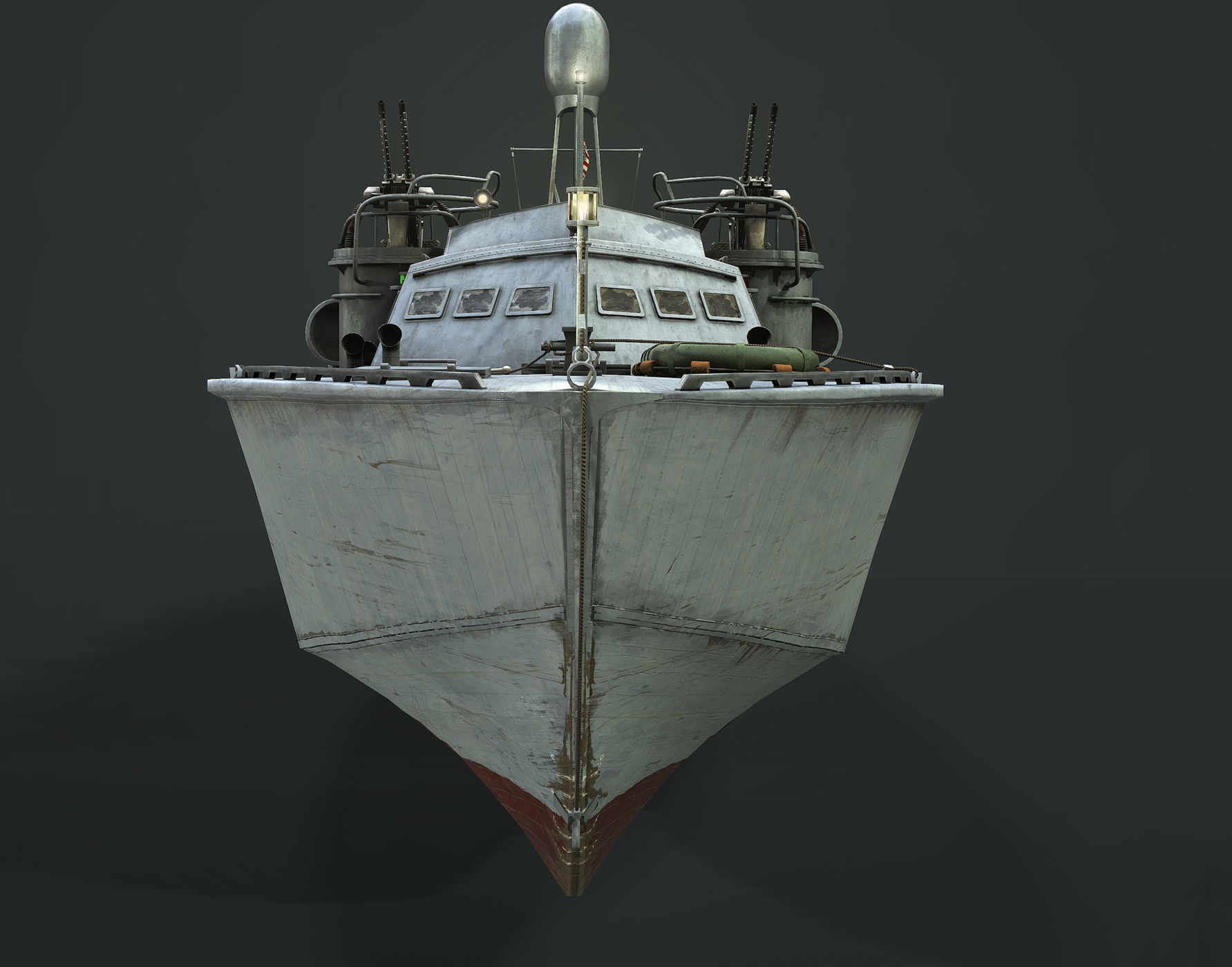 Higgins PT 71 Low-poly 3D model_4