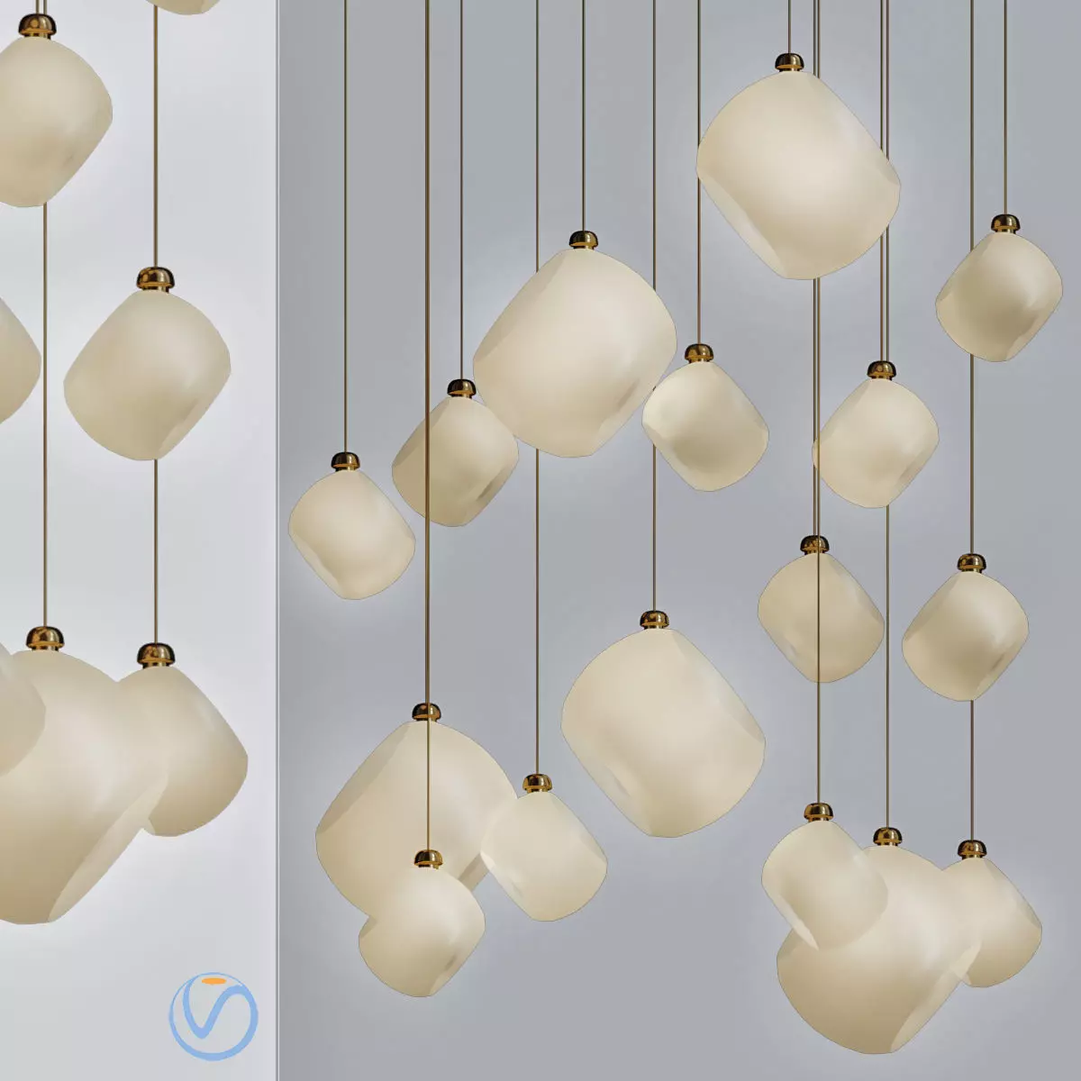 Tribes 3 lampa wiszaca TossB 3D model