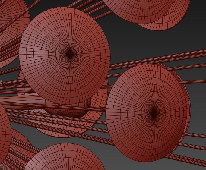 Bilbao Purple Lighting 3D model_6