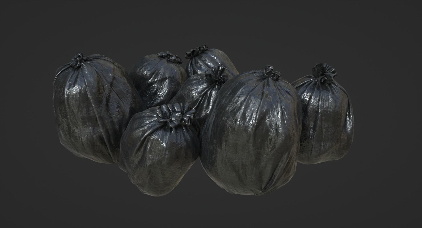 Sci fi Valleway Low-poly 3D model_14