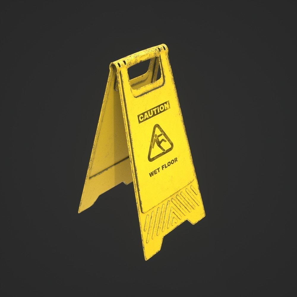 Sci fi Valleway Low-poly 3D model_4