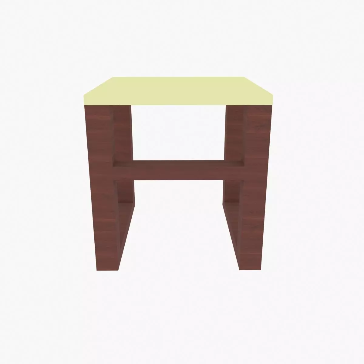 Small Table 5 Low-poly 3D model