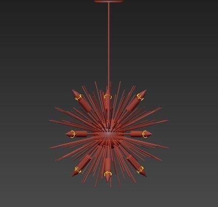 ASTRA Chandelier Sputnik 3D model_4