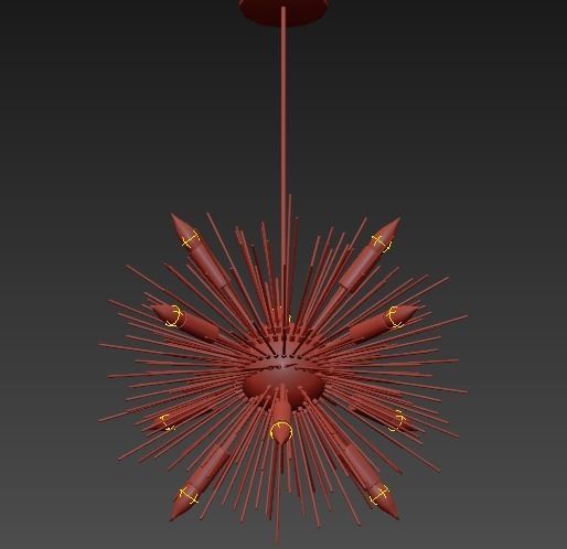 ASTRA Chandelier Sputnik 3D model_6