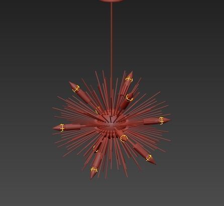 ASTRA Chandelier Sputnik 3D model_3