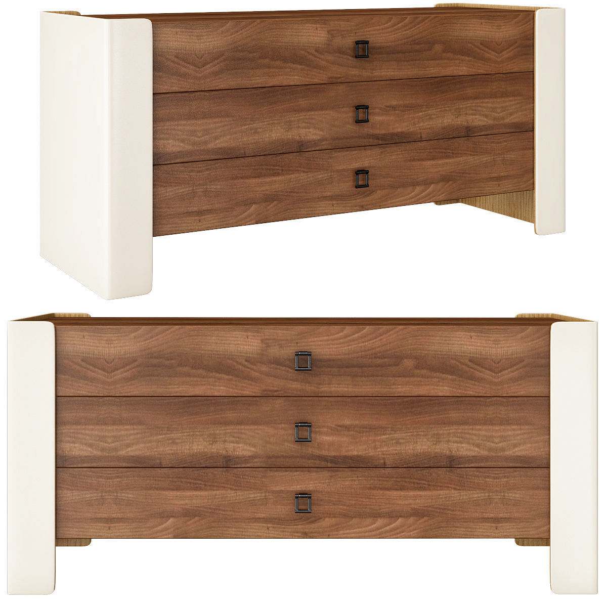 Collection of Sideboard Chest of drawer 3d model 29 pieces 3D model_6