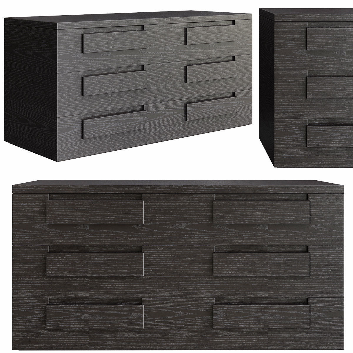 Collection of Sideboard Chest of drawer 3d model 29 pieces 3D model_11