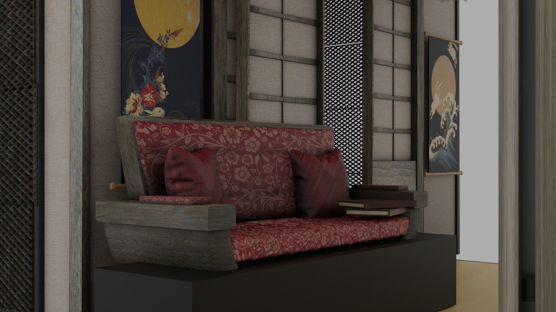 Tea House 3D model_5