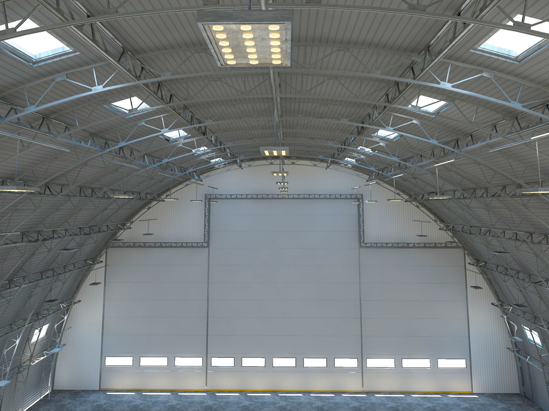 Hangar 3D model_7
