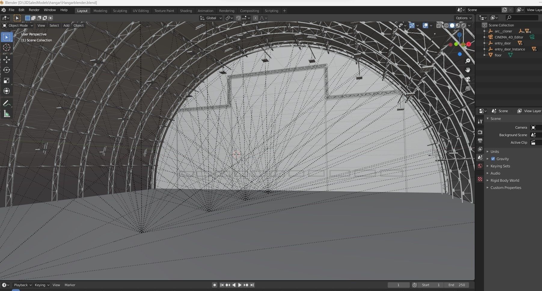 Hangar 3D model_24