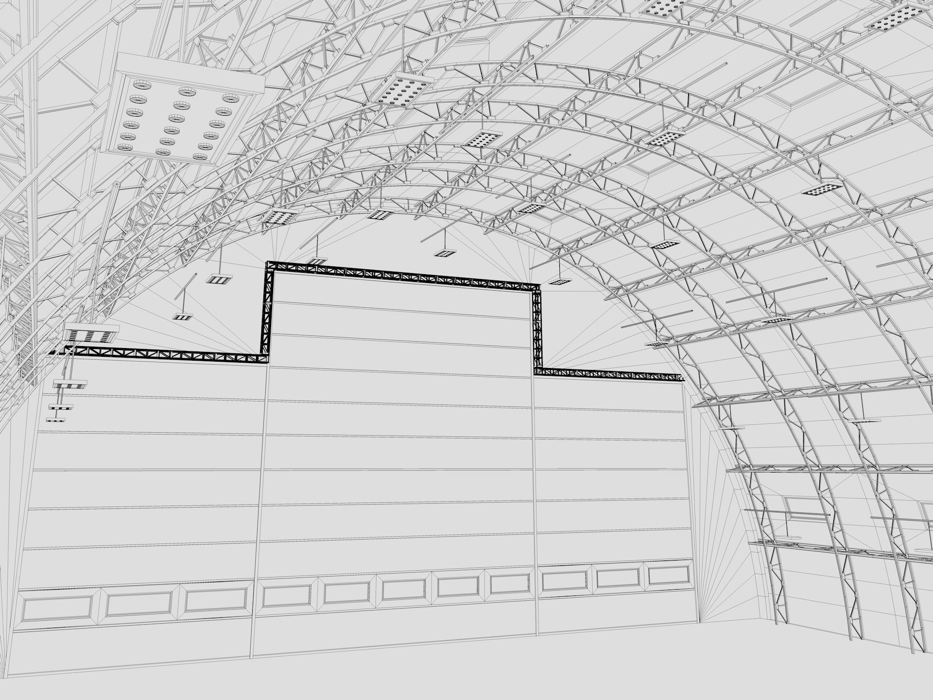 Hangar 3D model_12