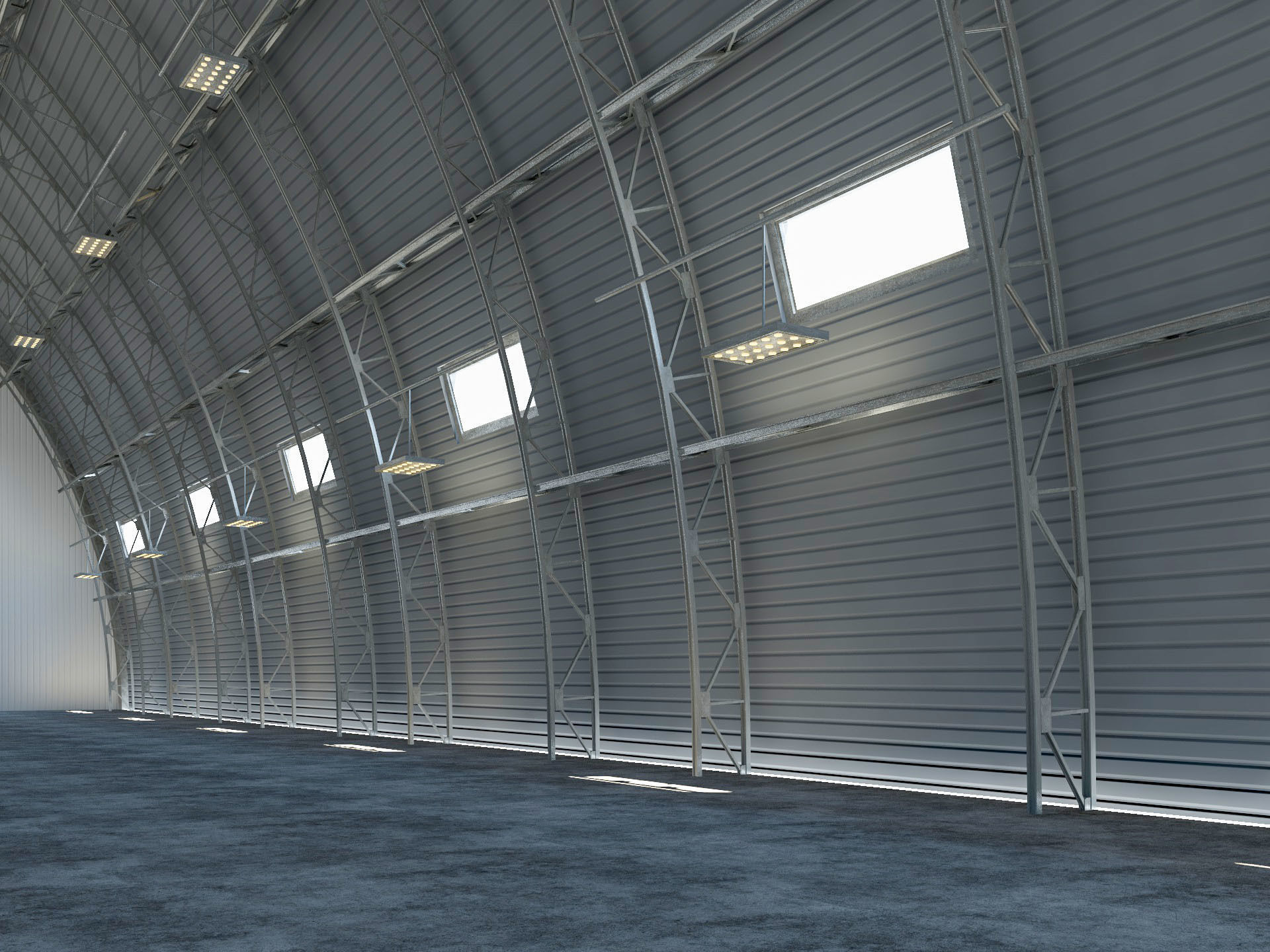 Hangar 3D model_3