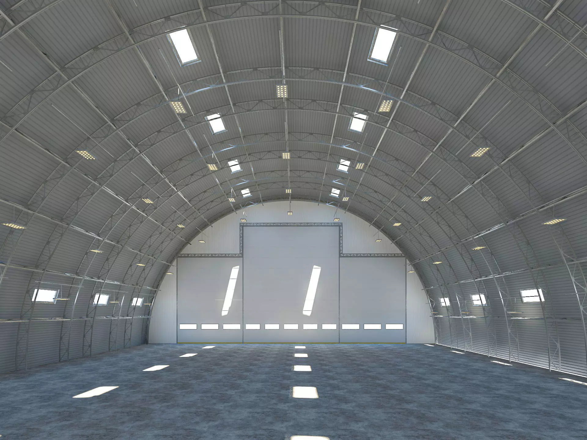 Hangar 3D model_0