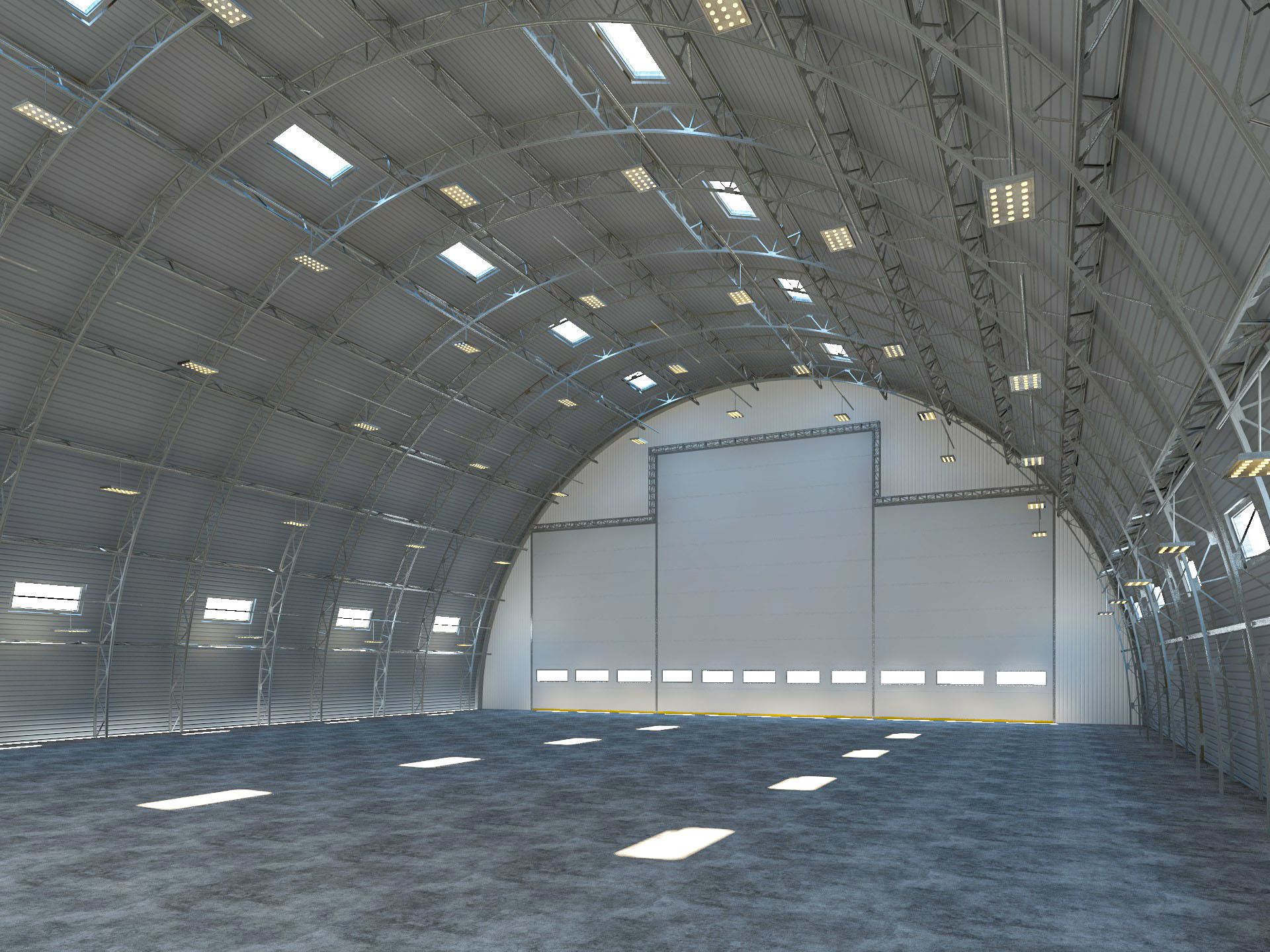 Hangar 3D model_1