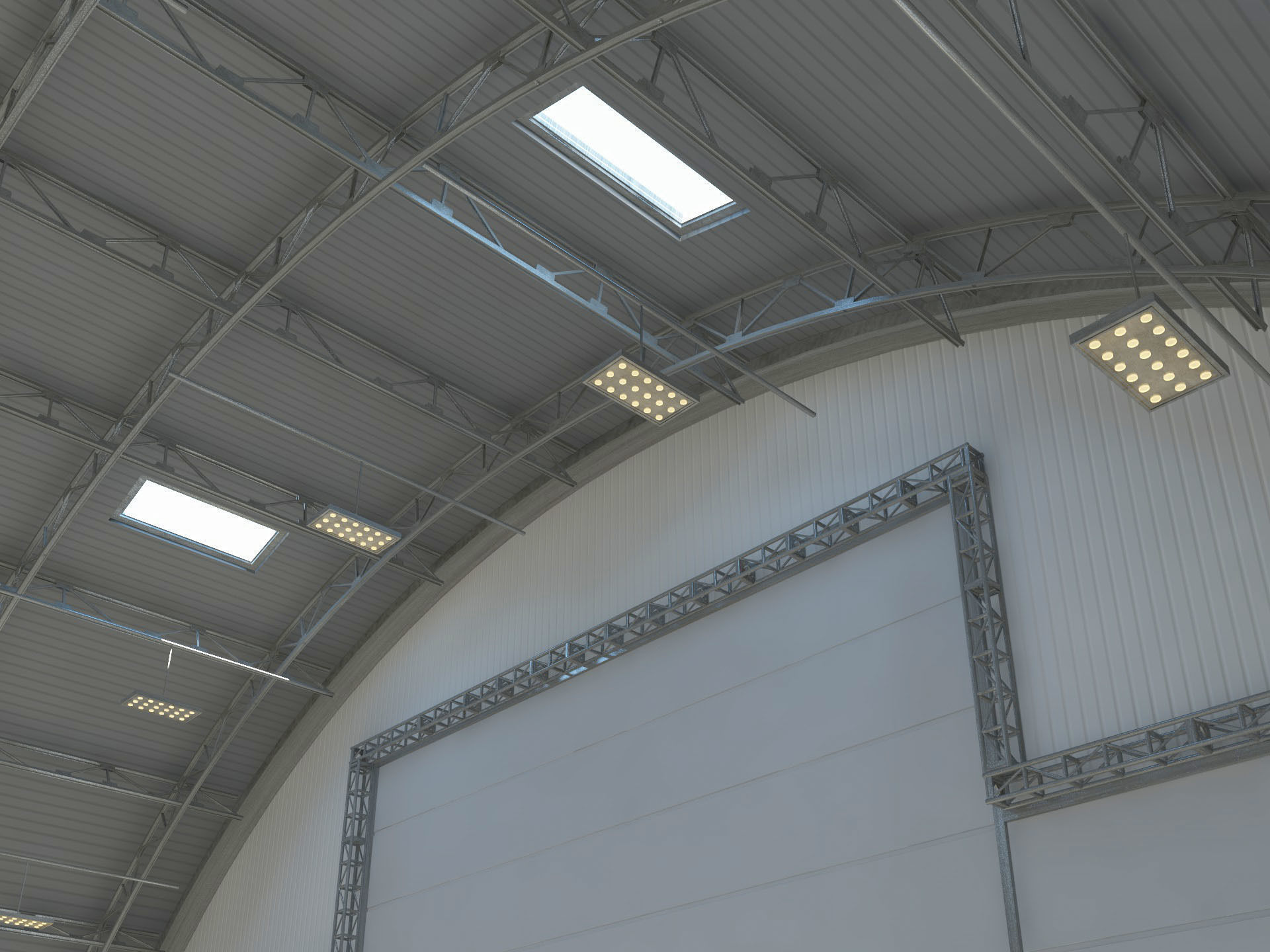 Hangar 3D model_4