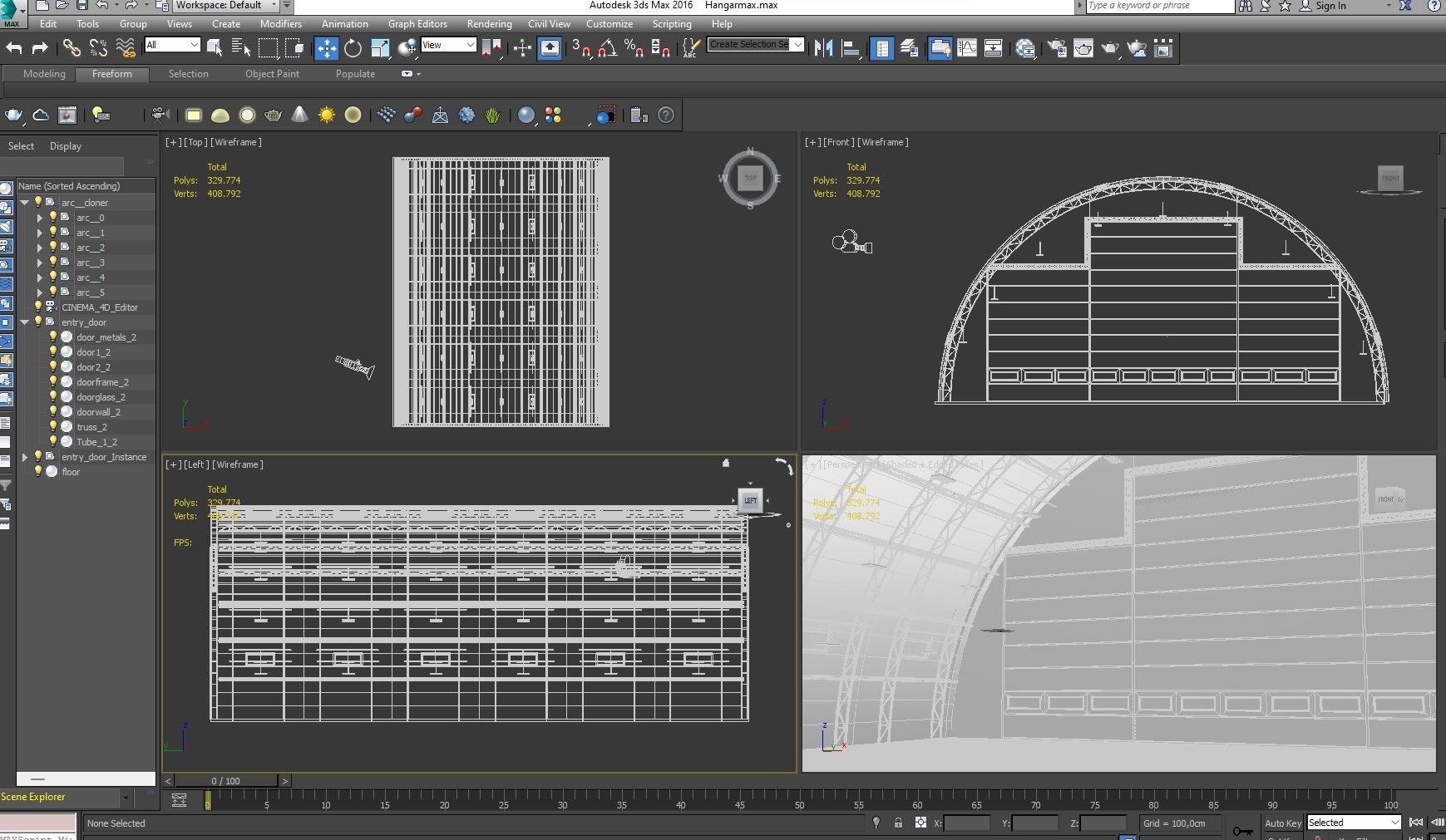 Hangar 3D model_26
