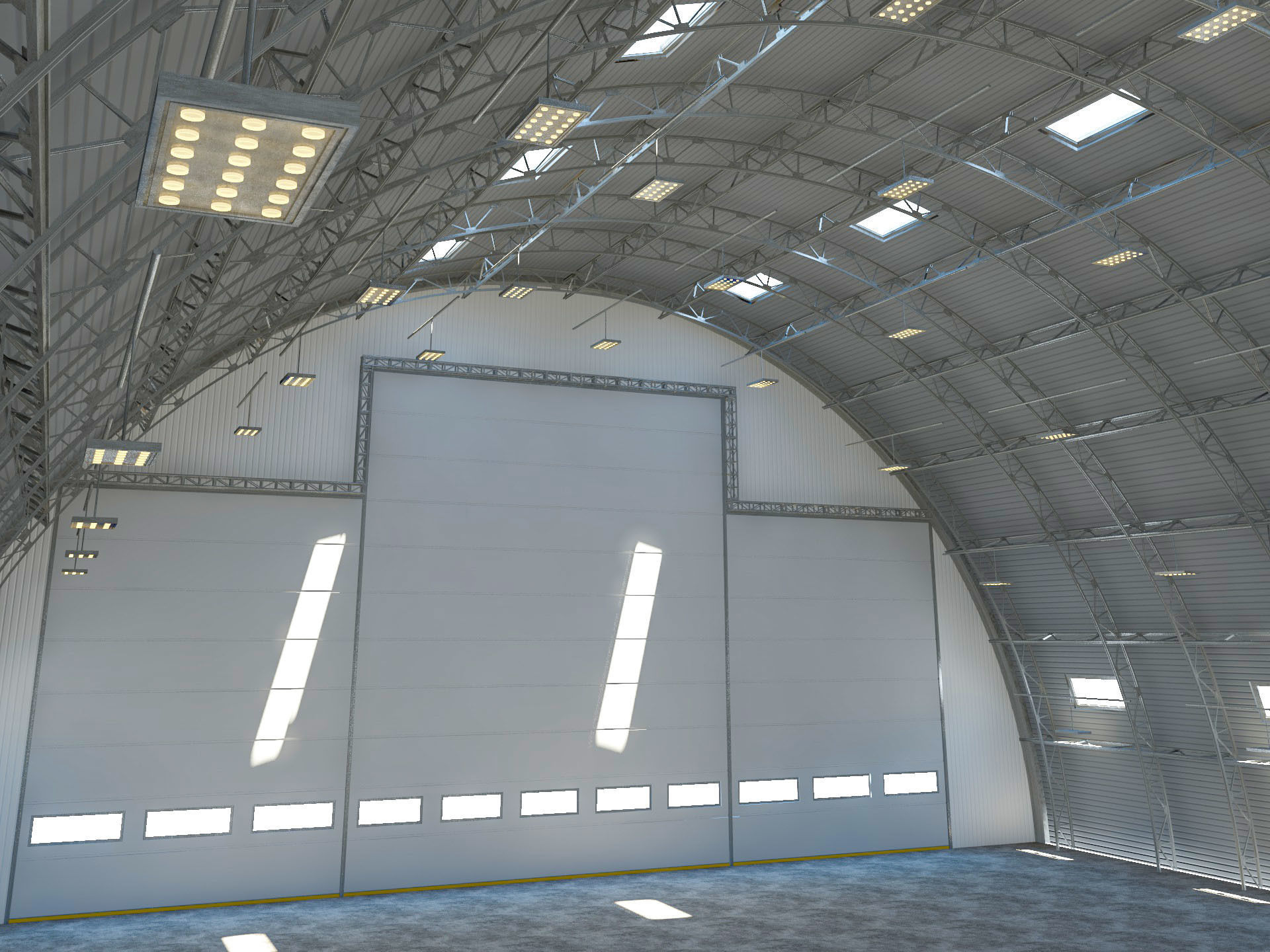 Hangar 3D model_9