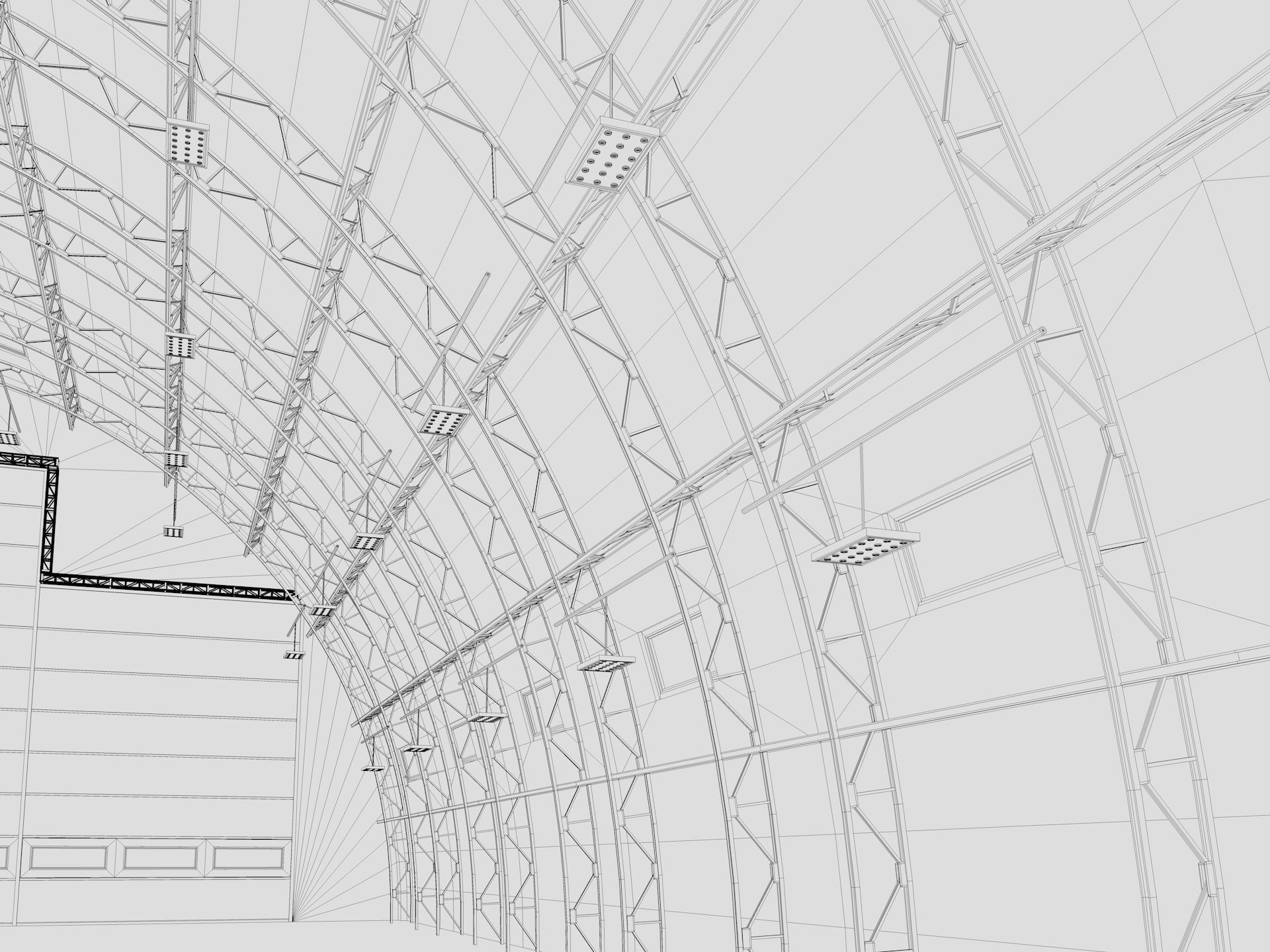 Hangar 3D model_21